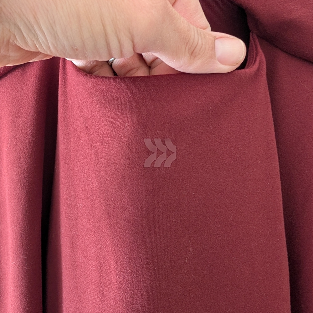 all in motion Burgundy Satin-Look Camisole - Picture 3 of 4